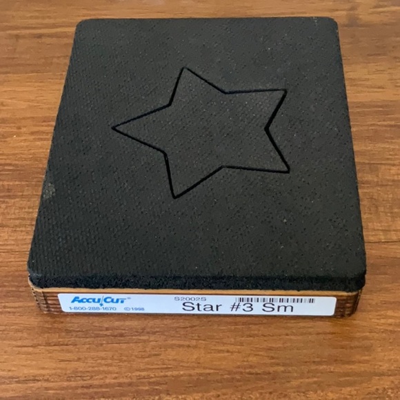 AccuCut Ellison 'Star #3 Sm' Wooden Die (4.75" x 5.75") - Picture 3 of 3